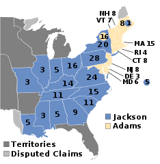 1828 election map