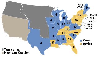 1848 election map
