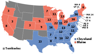 1884 election map