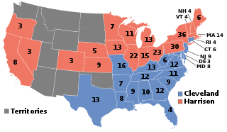 1888 election map