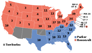 1904 election map