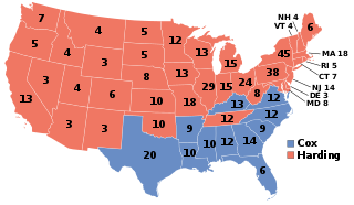 1920 election map