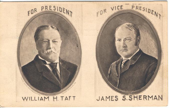 Republican ticket 1912. Actual image is from 1908