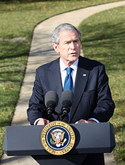 Bush in late 2008