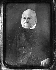 John Quincy Adams aged, circa 1840-1849