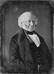 An aged Martin Van Buren, circa 1849