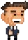 Ronald Reagan Pixel Art
